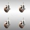 Service Caster 4 Inch 316SS High Temp Glass Filled Nylon 10mm Stem Caster Set Brake SCC SCC-SS316TS20S414-GFNSHT-TLB-M1015-4 - alternate 1